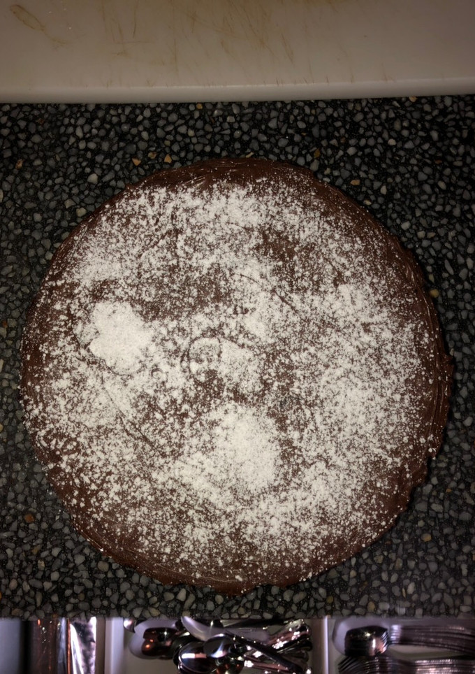 Una foto de Brownie muy esponjoso