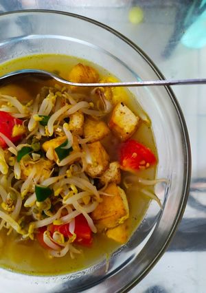 Foto resep Tumis toge tahu kuah