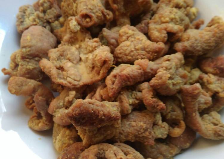 Resep Kulit ayam goreng kripi Anti Gagal