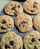 Galletas con chispas de chocolate