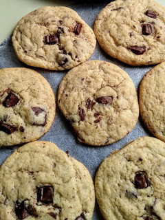 Una foto de Galletas con chispas de chocolate
