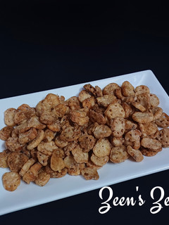 A picture of Lotus Stem Masala Chips.