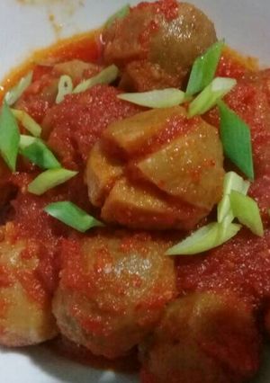 Foto resep Bakso pedas..😤