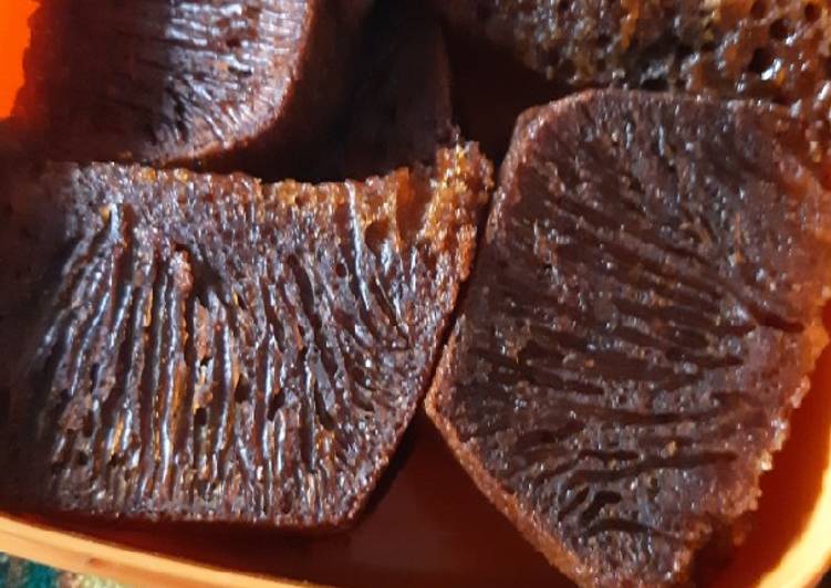 langkah membuat Bolu caramel (sarang semut) yang selera bertambah