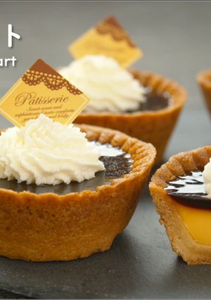 A picture of Mini Caramel Custard Tart (Custard Pudding Tart).