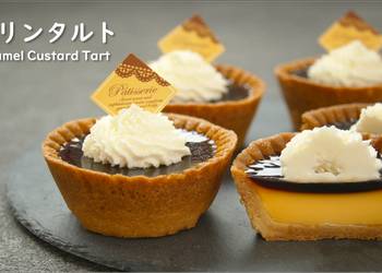 How to Make Tasty Mini Caramel Custard Tart Custard Pudding Tart