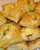 Закусочные пирожки с грибами и сыром