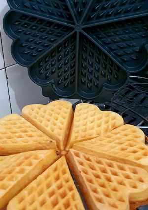 Foto resep Waffle keju lembut