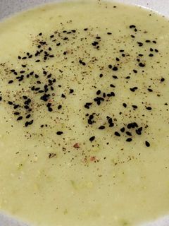 Una foto de Puré de calabacín