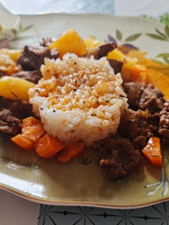 Una foto de Ragout de ternera con verduras