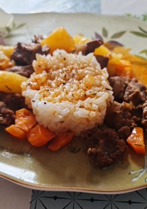 Una foto de Ragout de ternera con verduras