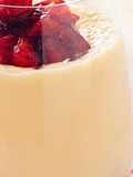Mousse de frambuesa y vainilla