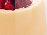 Mousse de frambuesa y vainilla