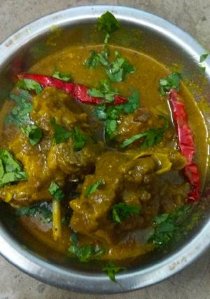 A picture of Mutton Masala Gravy.