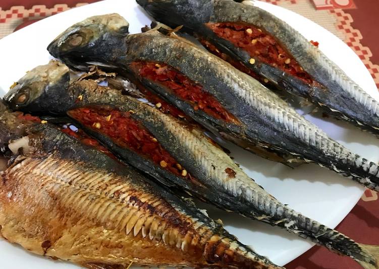 Langkah Mudah untuk meracik Ikan bakar sumbat cabe, Menggugah Selera