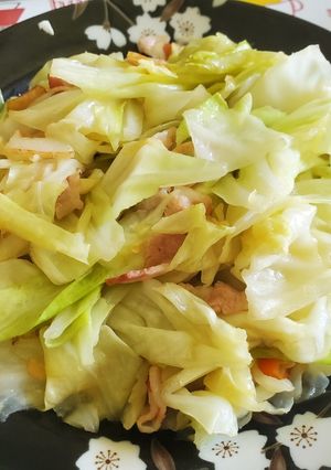 培根高麗菜 的食譜成品照片