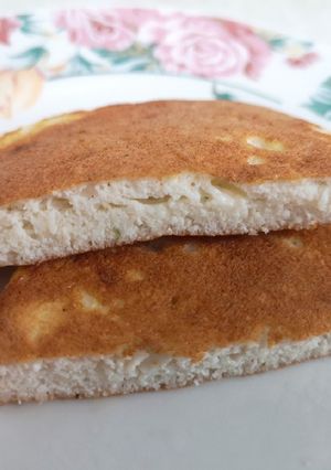 Una foto de Pan keto de queso en sartén