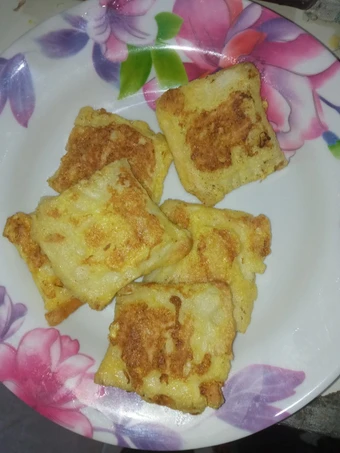 Langkah Gampang Membuat Resep Roti panggang isi selai kacang + keju lapis telur yang Lezat Sekali Anti Ribet, Mantap Sekali
