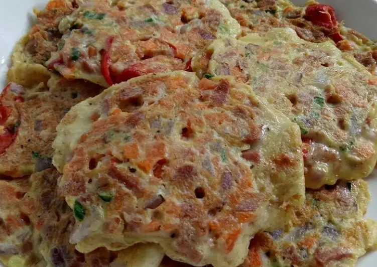 Resep Unik Rainbow omelette Lezat Mantap