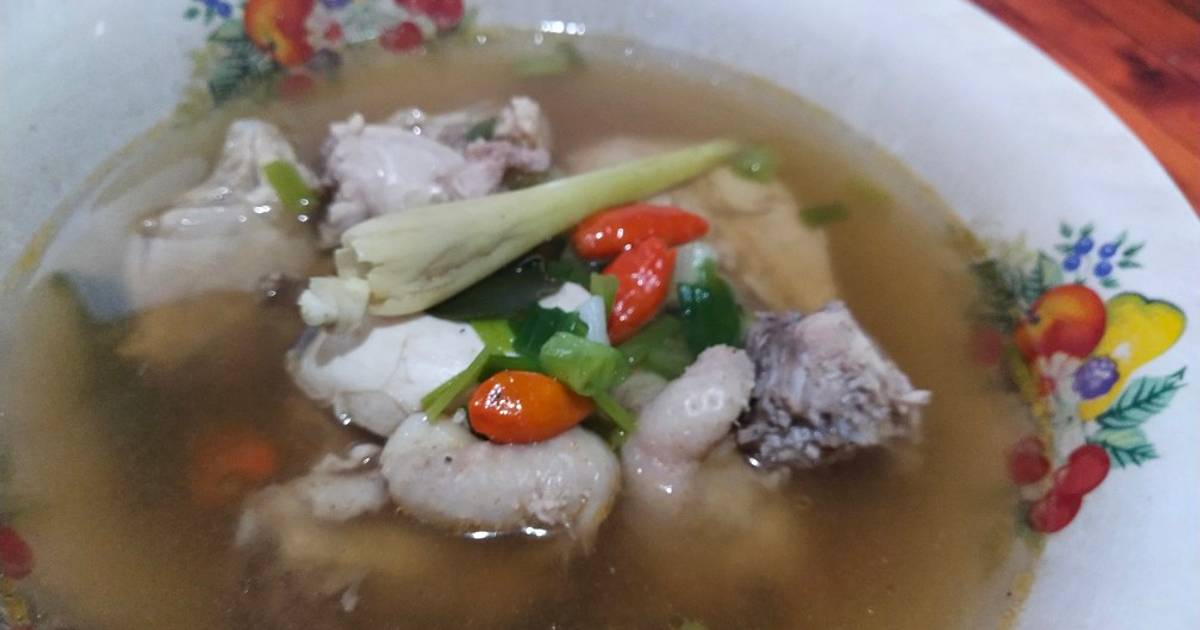 Resep Sup Ayam Jamur Pedas oleh Shanty Yuniar - Cookpad