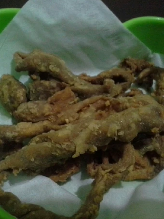 Langkah Gampang Membikin Resep Usus (Ayam) Krispi Renyah / Keripik Usus yang Sempurna Anti Ribet, Mantap