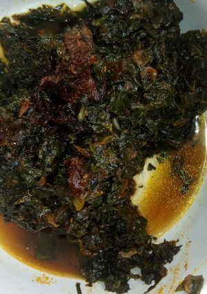 A picture of Vegetable soup.