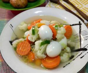 Resep Mudah 92 Sop telur puyuh Enak Sempurna