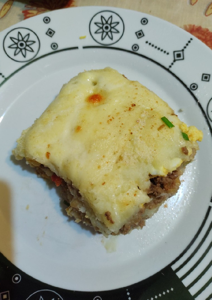 Una foto de Pastel de papa y carne sabrosísimo