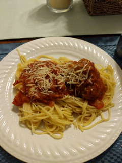 A picture of Spaghetti and Meatballs.
