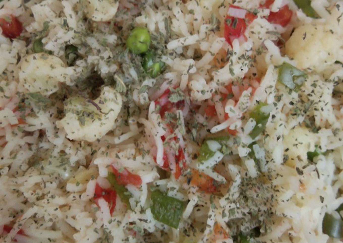 Boiled rice pulao