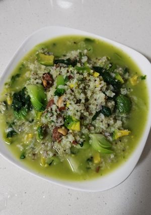 A picture of Avocado Rice Porridge.