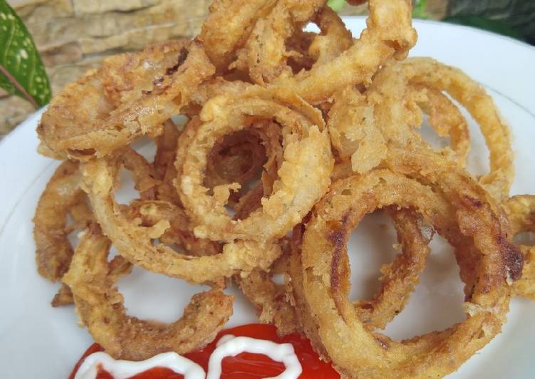 INI DIA! Cara Membuat Onion Ring Crispi