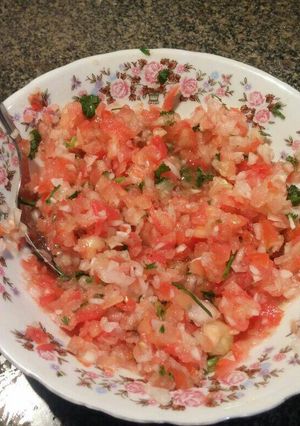 Una foto de Pico de gallo