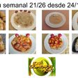 Menú semanal 21/26 desde 24/10/26 con 8 recetas