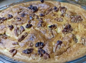 Una foto de Torta de ricotta sin harina sin azúcar