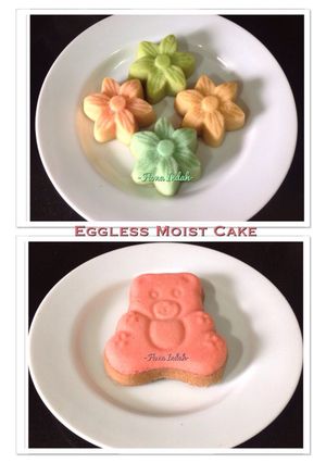 Foto resep Eggless Moist Steamed Cake