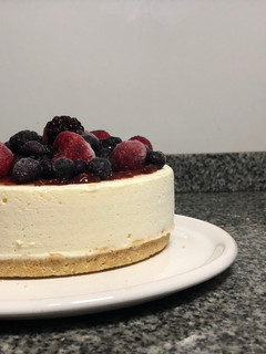 Una foto de Cheesecake de frutos rojos