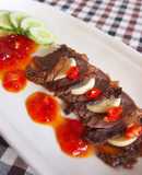 Bắp bò ngâm mắm gừng