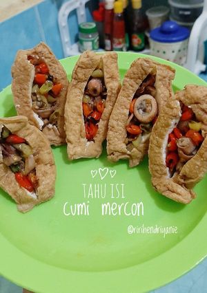 Foto resep Tahu isi cumi mercon