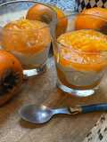 Kaki 🍅verrines 🥄🧉dessert 🍧fruité 🍑🍋🍊