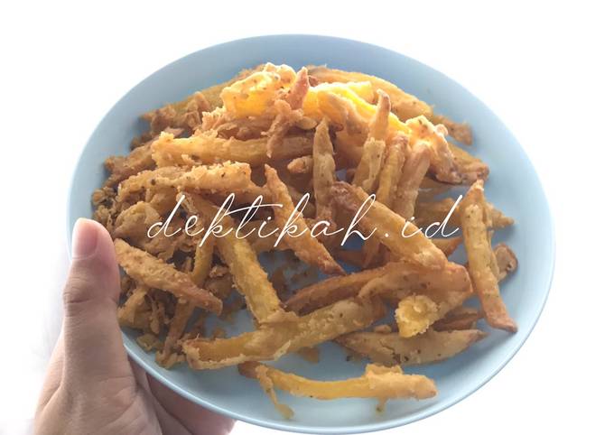 Resep Kentang Goreng tepung crispy yang Enak