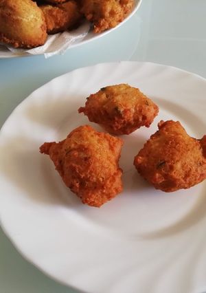 Una foto de Buñuelos de cocido
