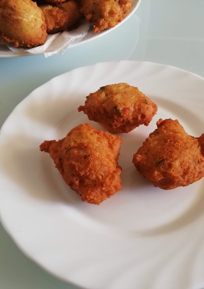 Una foto de Buñuelos de cocido