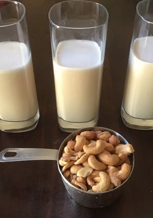 A picture of California Farm Fresh Pasteurized Cashew Milk and Butter.