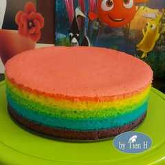 รูปของ Rainbow Cake Kukus