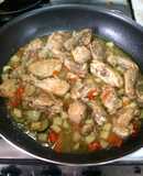 Pollo guisado con Zuchinni y Papa