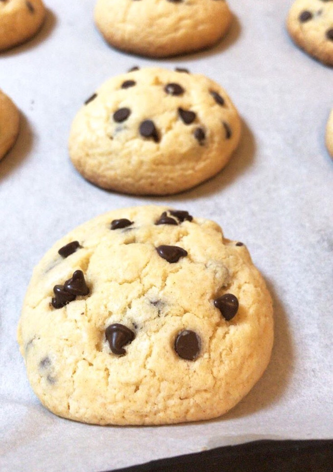 Una foto de Galletitas con chips de chocolate!