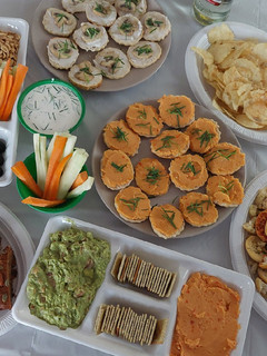 Una foto de Canapés veganos