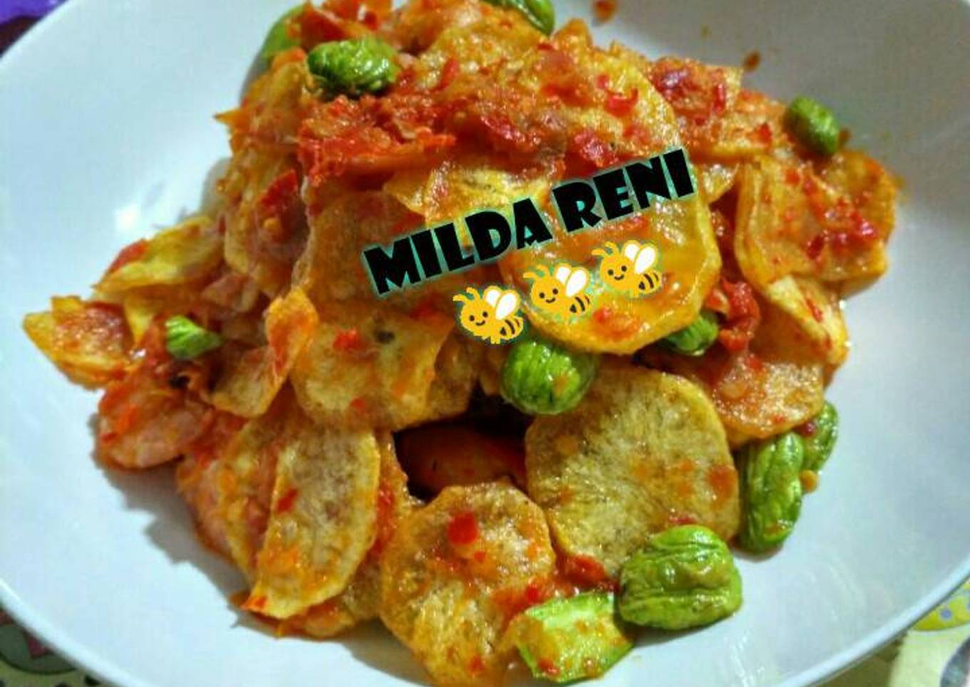 Udang,pete,kentAng Balado ala reni