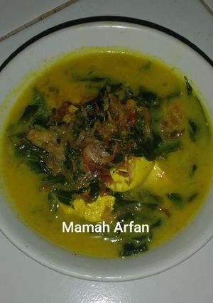 Foto resep Sayur Daun Singkong Kuah Kuning